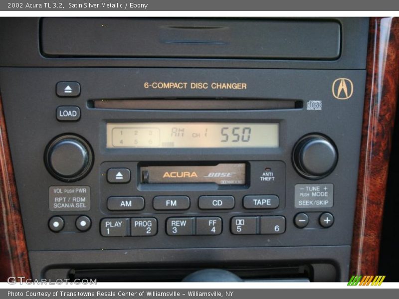 Satin Silver Metallic / Ebony 2002 Acura TL 3.2
