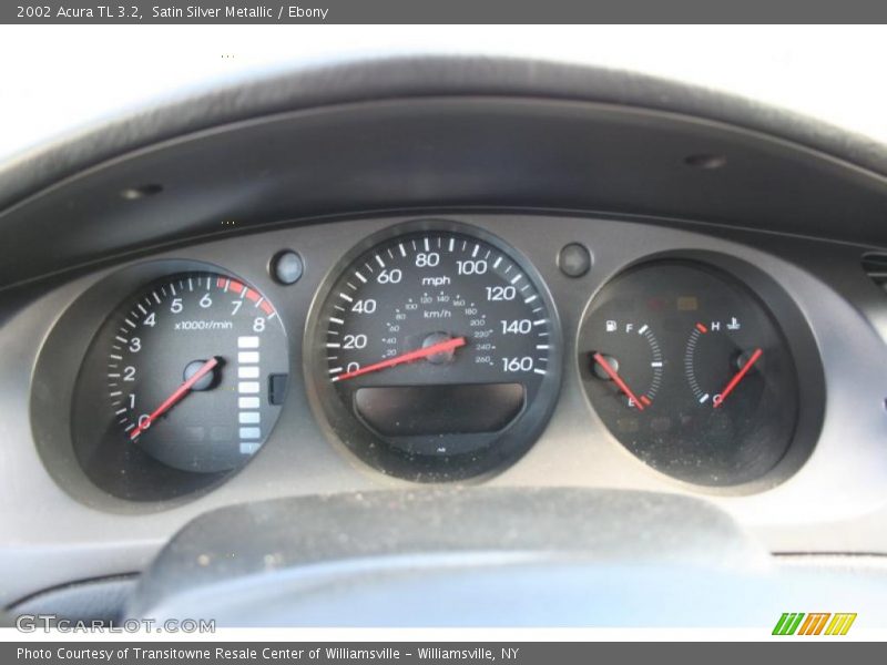 Satin Silver Metallic / Ebony 2002 Acura TL 3.2