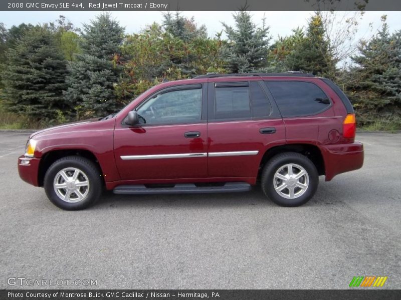 Red Jewel Tintcoat / Ebony 2008 GMC Envoy SLE 4x4