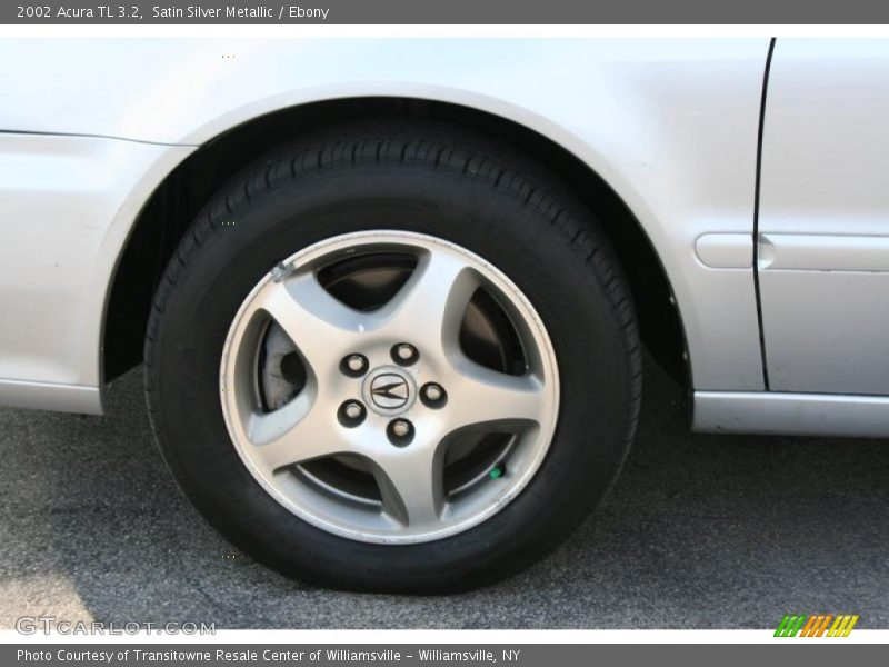 Satin Silver Metallic / Ebony 2002 Acura TL 3.2