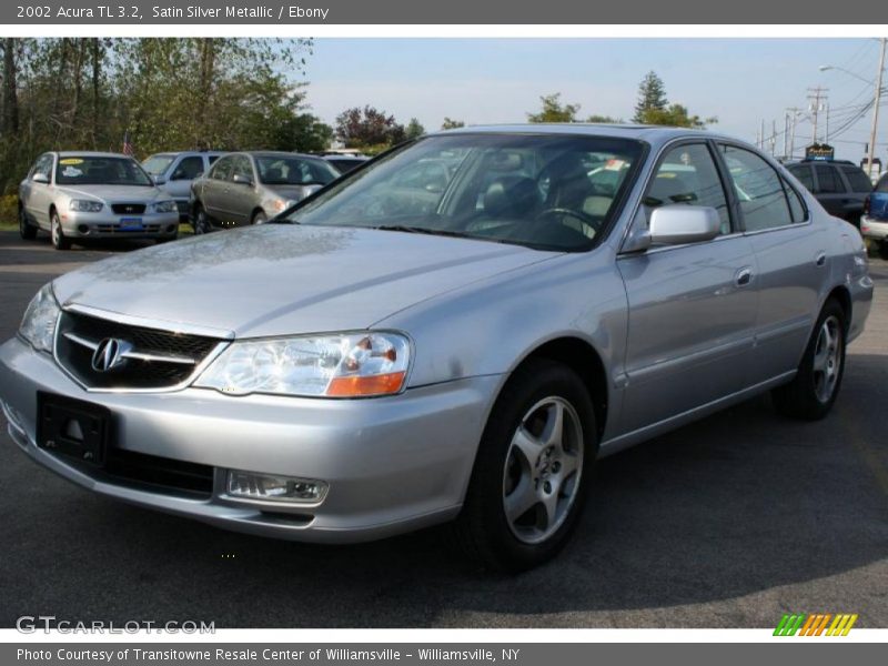 Satin Silver Metallic / Ebony 2002 Acura TL 3.2