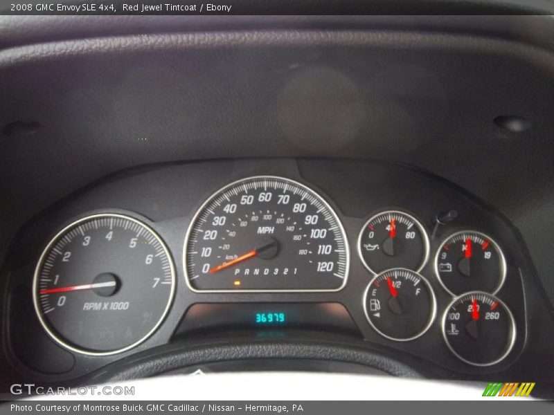 Red Jewel Tintcoat / Ebony 2008 GMC Envoy SLE 4x4