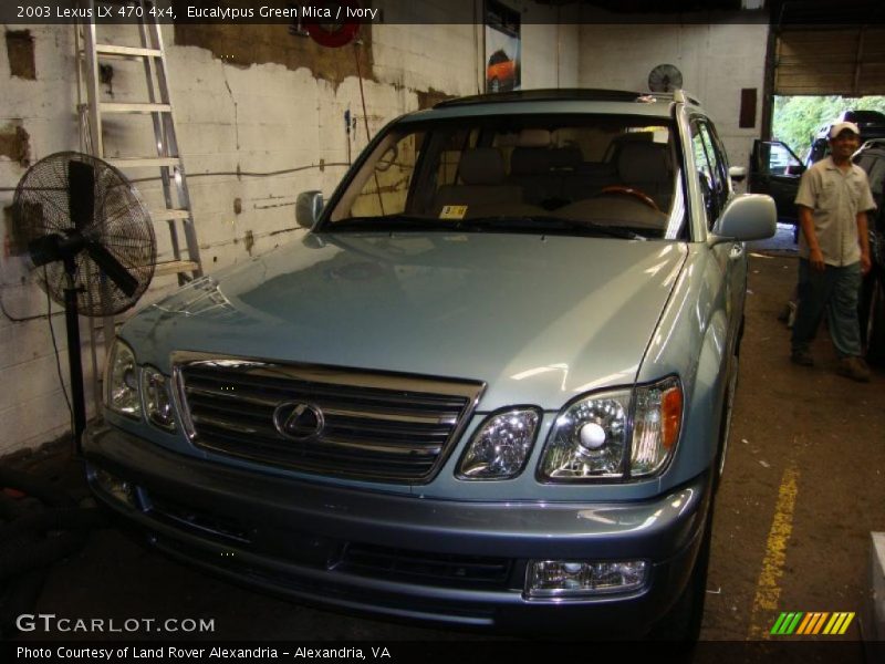 Eucalytpus Green Mica / Ivory 2003 Lexus LX 470 4x4