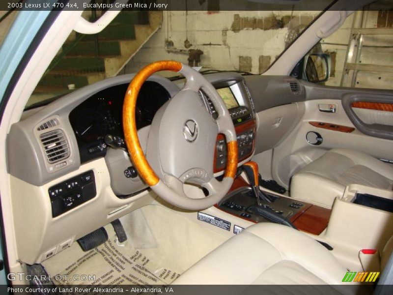 Eucalytpus Green Mica / Ivory 2003 Lexus LX 470 4x4