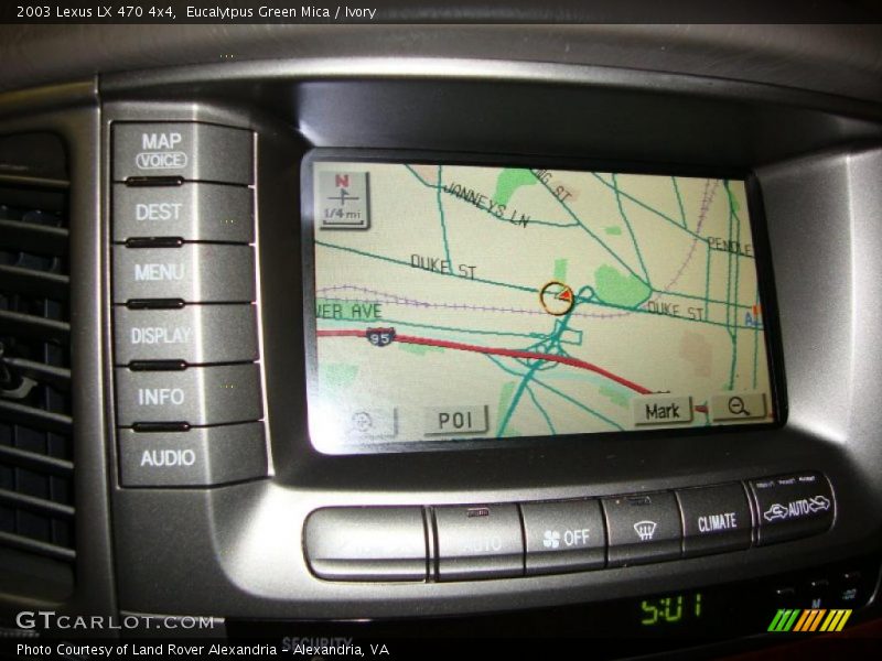 Eucalytpus Green Mica / Ivory 2003 Lexus LX 470 4x4