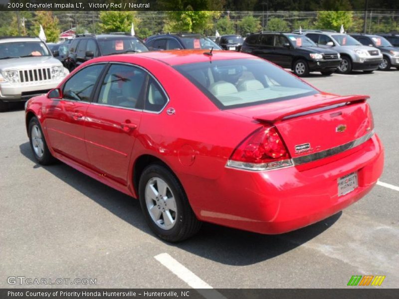 Victory Red / Neutral 2009 Chevrolet Impala LT
