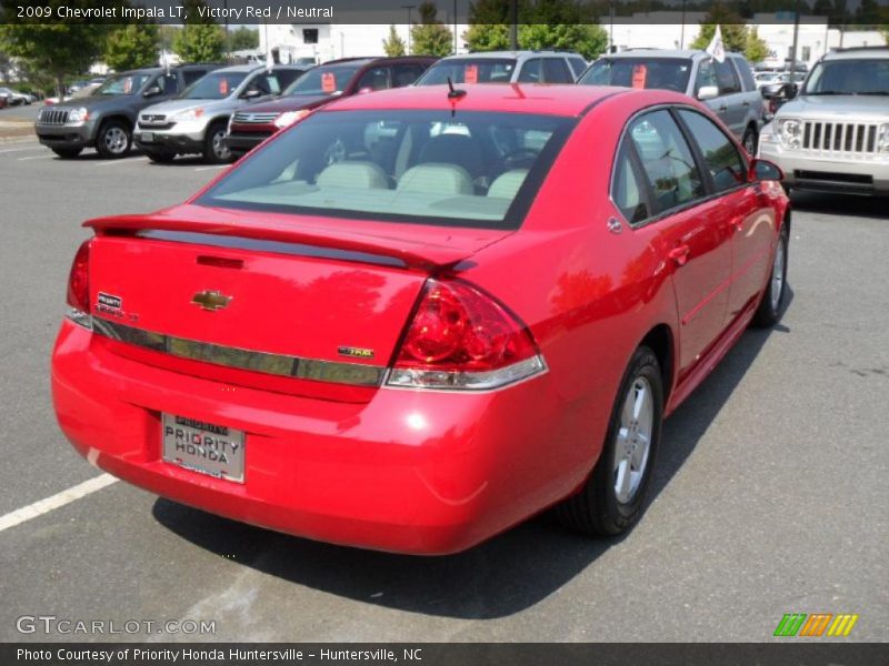 Victory Red / Neutral 2009 Chevrolet Impala LT