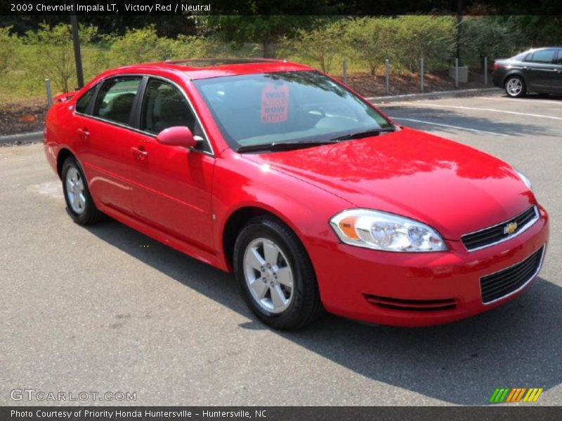 Victory Red / Neutral 2009 Chevrolet Impala LT