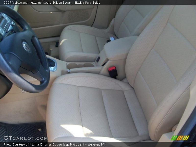Black / Pure Beige 2007 Volkswagen Jetta Wolfsburg Edition Sedan