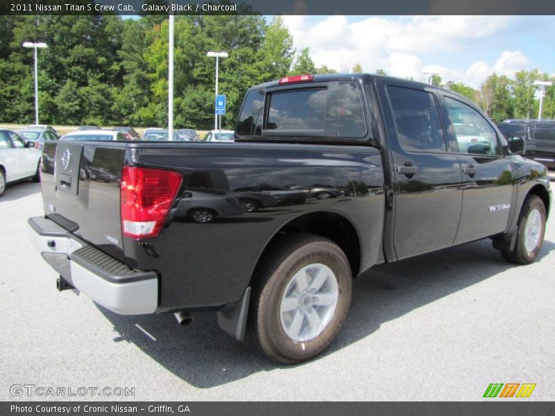 Galaxy Black / Charcoal 2011 Nissan Titan S Crew Cab