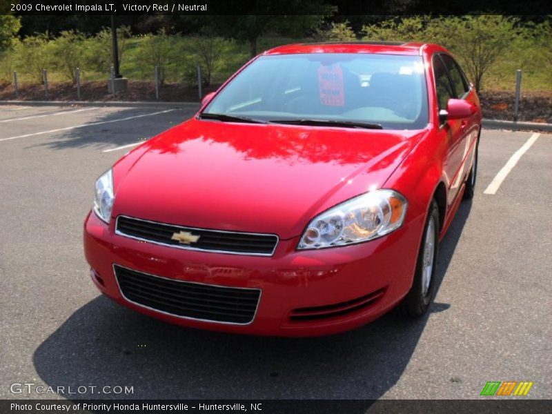 Victory Red / Neutral 2009 Chevrolet Impala LT