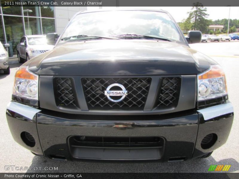 Galaxy Black / Charcoal 2011 Nissan Titan S Crew Cab