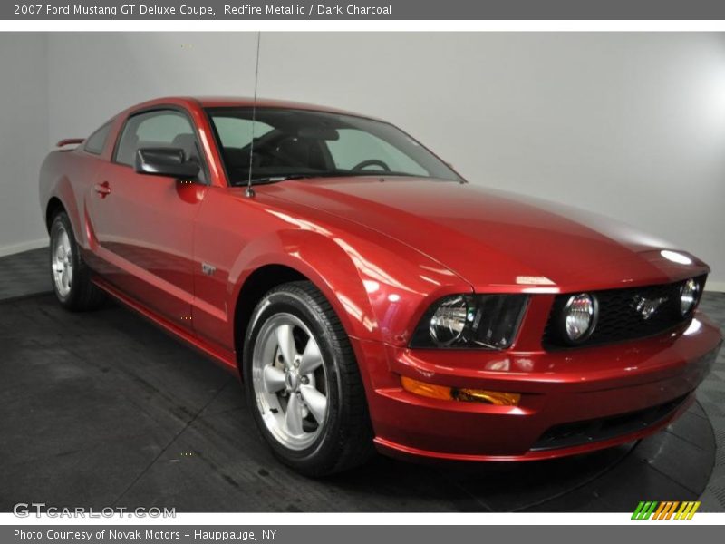 Redfire Metallic / Dark Charcoal 2007 Ford Mustang GT Deluxe Coupe