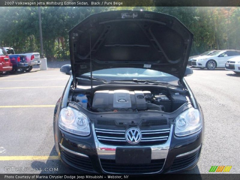 Black / Pure Beige 2007 Volkswagen Jetta Wolfsburg Edition Sedan