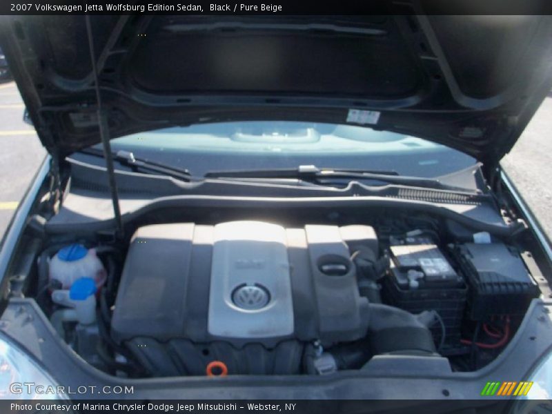 Black / Pure Beige 2007 Volkswagen Jetta Wolfsburg Edition Sedan