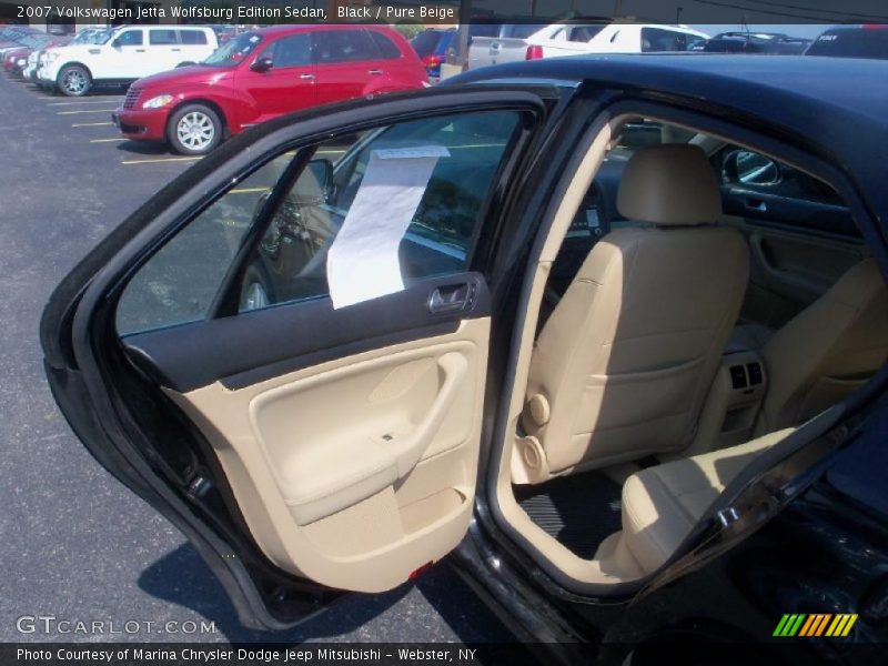 Black / Pure Beige 2007 Volkswagen Jetta Wolfsburg Edition Sedan