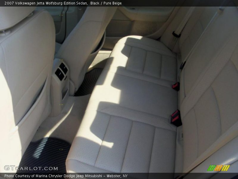 Black / Pure Beige 2007 Volkswagen Jetta Wolfsburg Edition Sedan