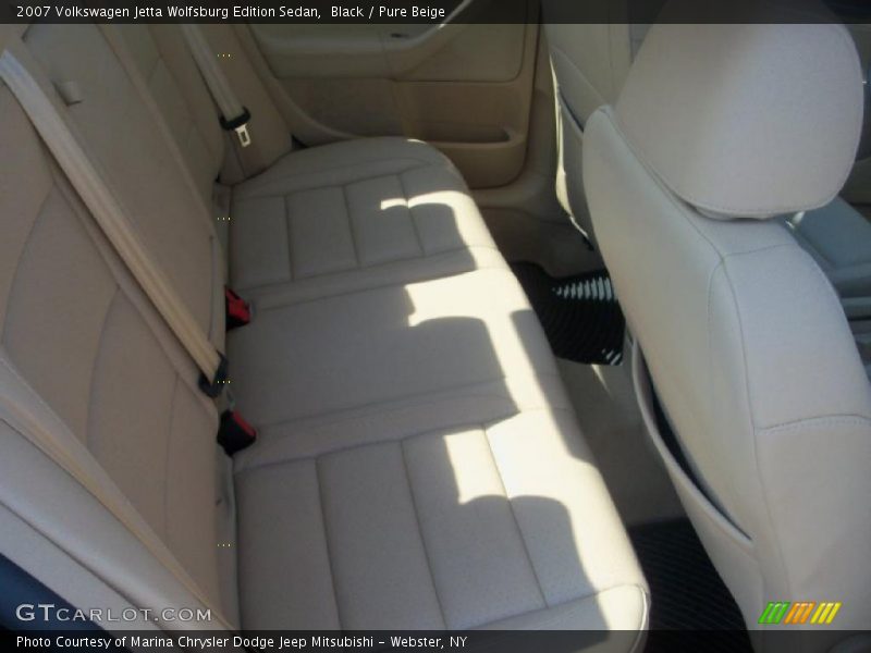 Black / Pure Beige 2007 Volkswagen Jetta Wolfsburg Edition Sedan