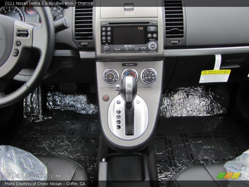 Red Brick / Charcoal 2011 Nissan Sentra 2.0 SL