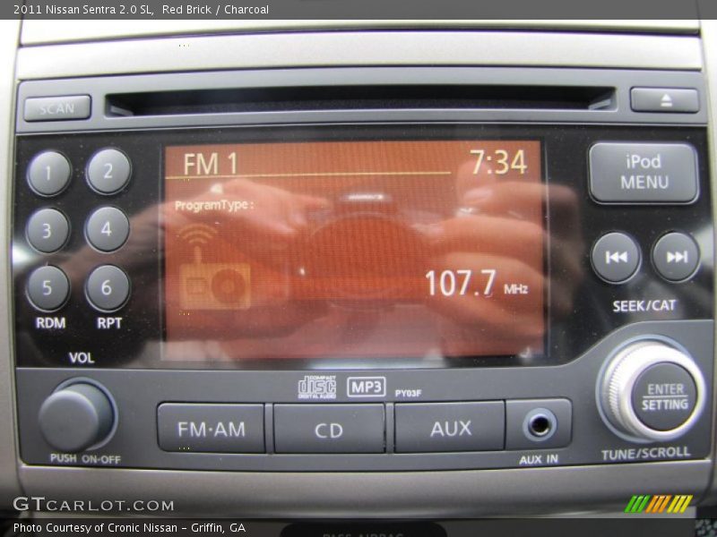 Red Brick / Charcoal 2011 Nissan Sentra 2.0 SL