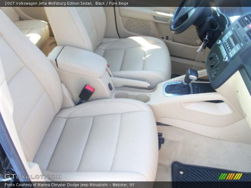 Black / Pure Beige 2007 Volkswagen Jetta Wolfsburg Edition Sedan