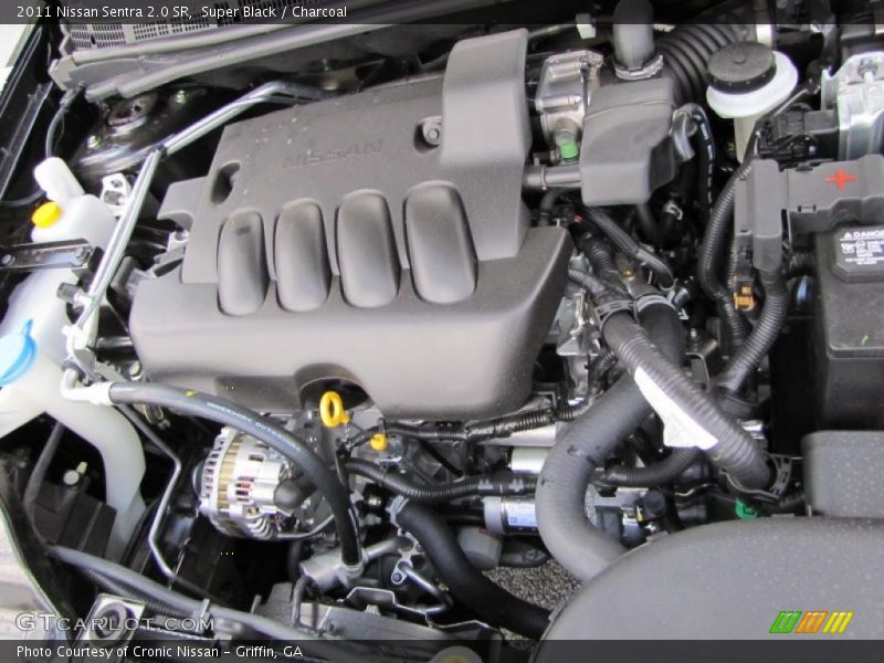 Super Black / Charcoal 2011 Nissan Sentra 2.0 SR