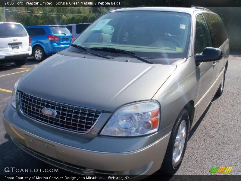 Spruce Green Metallic / Pebble Beige 2005 Ford Freestar Limited