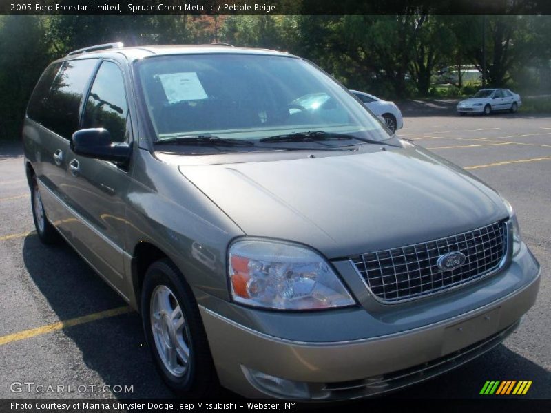 Spruce Green Metallic / Pebble Beige 2005 Ford Freestar Limited