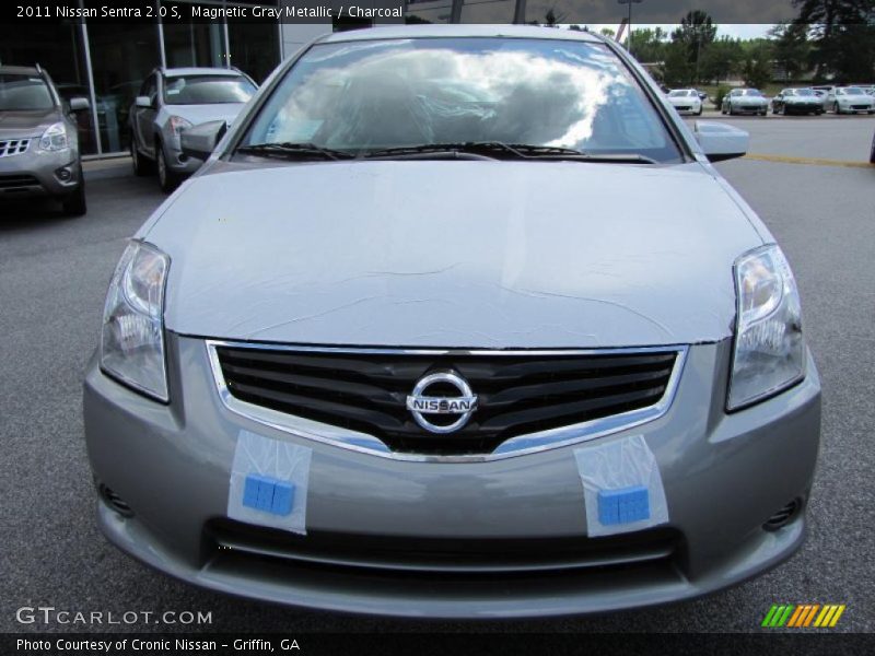 Magnetic Gray Metallic / Charcoal 2011 Nissan Sentra 2.0 S