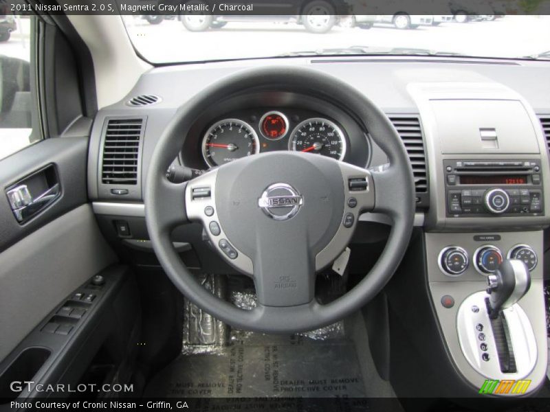 Magnetic Gray Metallic / Charcoal 2011 Nissan Sentra 2.0 S
