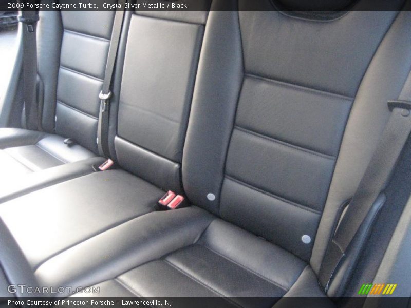 Crystal Silver Metallic / Black 2009 Porsche Cayenne Turbo