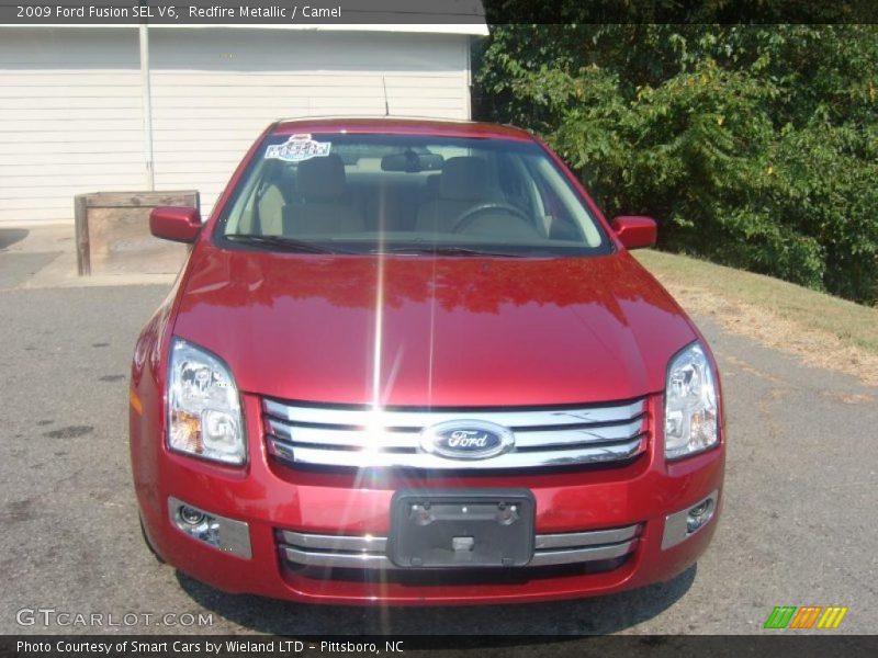 Redfire Metallic / Camel 2009 Ford Fusion SEL V6