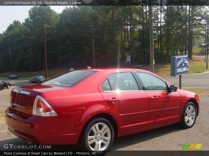 Redfire Metallic / Camel 2009 Ford Fusion SEL V6