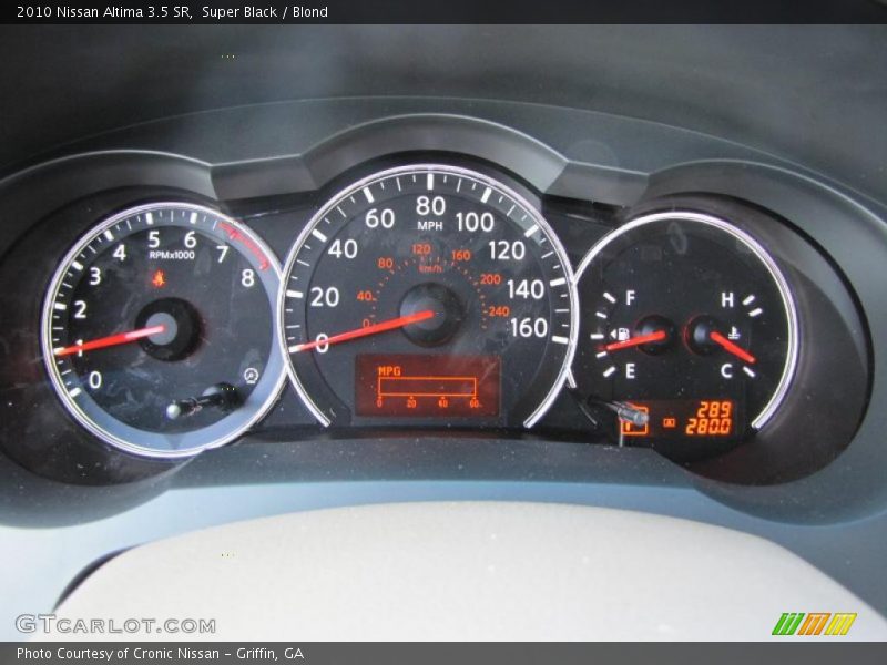 Super Black / Blond 2010 Nissan Altima 3.5 SR