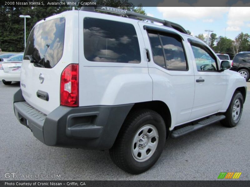 Avalanche White / Graphite 2008 Nissan Xterra S