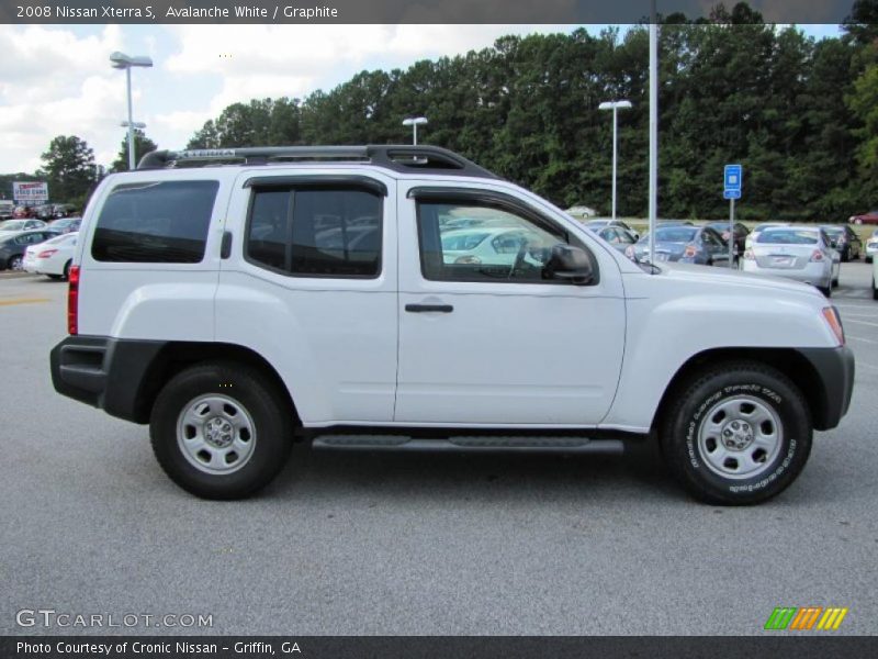 Avalanche White / Graphite 2008 Nissan Xterra S