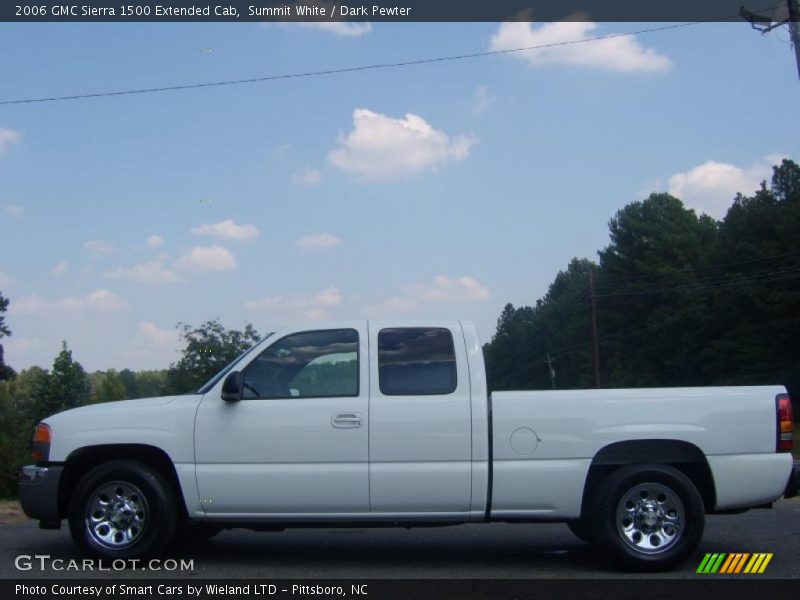 Summit White / Dark Pewter 2006 GMC Sierra 1500 Extended Cab