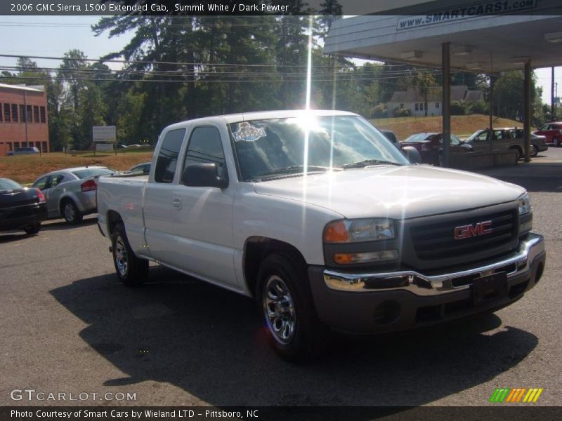 Summit White / Dark Pewter 2006 GMC Sierra 1500 Extended Cab