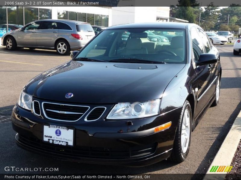 Black / Parchment 2006 Saab 9-3 2.0T Sport Sedan