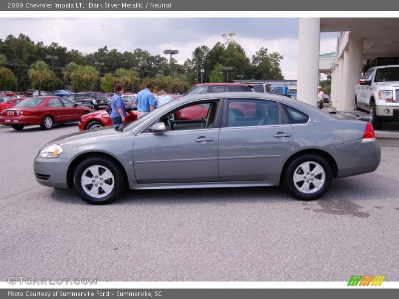 Dark Silver Metallic / Neutral 2009 Chevrolet Impala LT