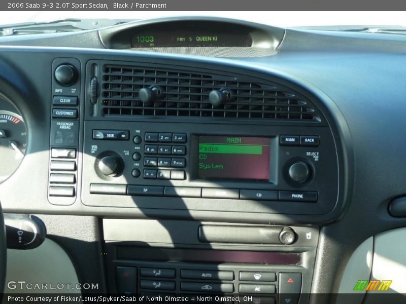 Black / Parchment 2006 Saab 9-3 2.0T Sport Sedan