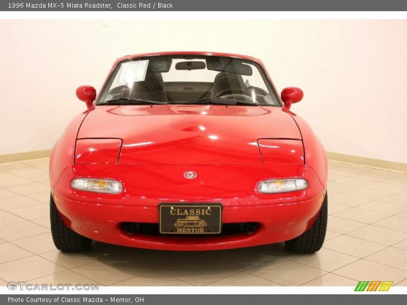 Classic Red / Black 1996 Mazda MX-5 Miata Roadster