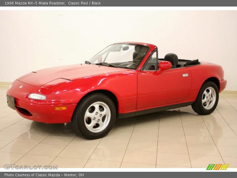 Classic Red / Black 1996 Mazda MX-5 Miata Roadster
