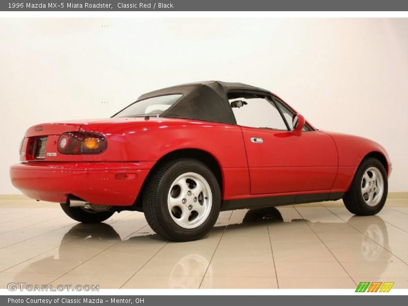 Classic Red / Black 1996 Mazda MX-5 Miata Roadster