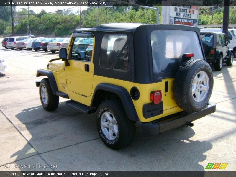 Solar Yellow / Dark Slate Gray 2004 Jeep Wrangler SE 4x4
