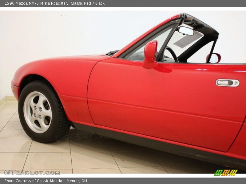 Classic Red / Black 1996 Mazda MX-5 Miata Roadster