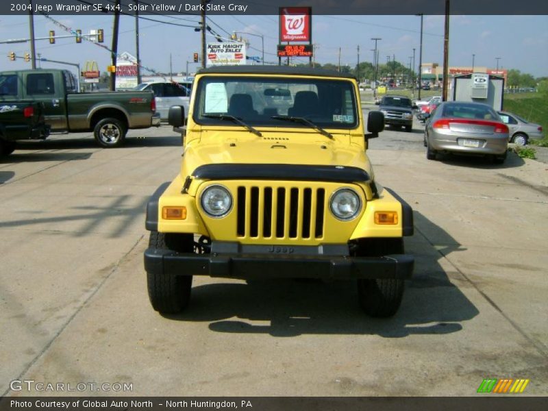 Solar Yellow / Dark Slate Gray 2004 Jeep Wrangler SE 4x4