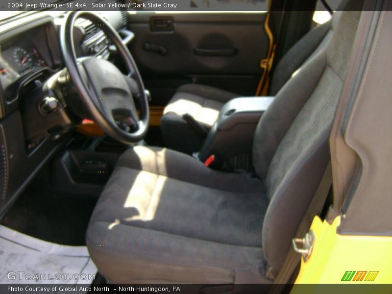 Solar Yellow / Dark Slate Gray 2004 Jeep Wrangler SE 4x4