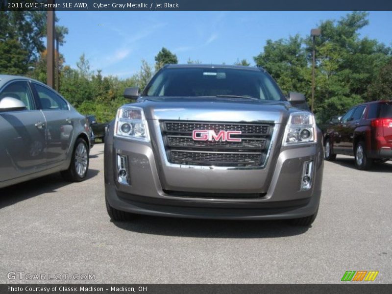 Cyber Gray Metallic / Jet Black 2011 GMC Terrain SLE AWD