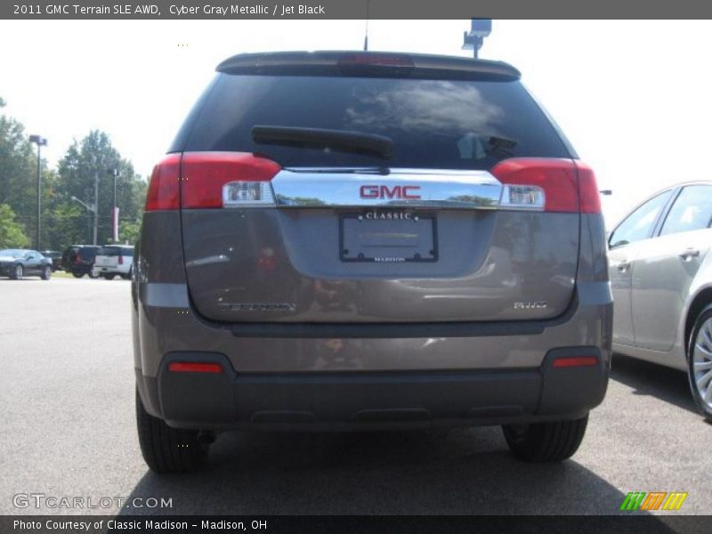 Cyber Gray Metallic / Jet Black 2011 GMC Terrain SLE AWD